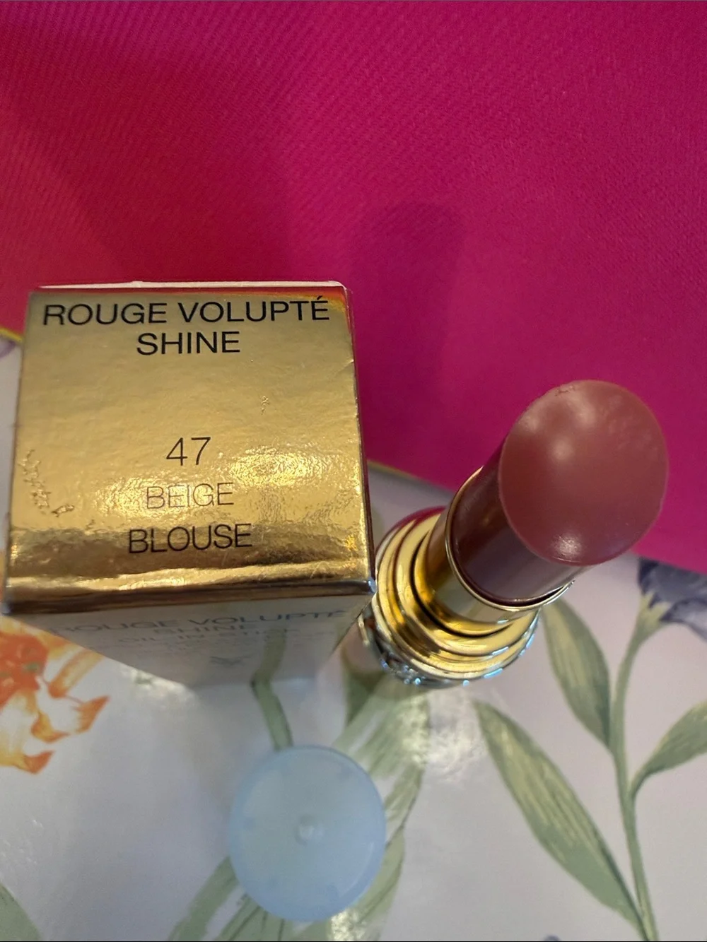 Yves Saint Laurent Rouge Volupté Shine Lipstick — Mauve Pink